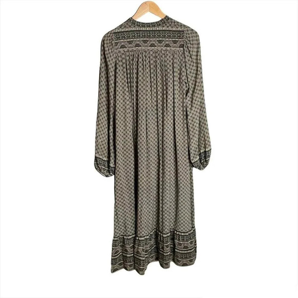 Doen Vista Silk Midi Dress Medallion Print Size S - Picture 7 of 9